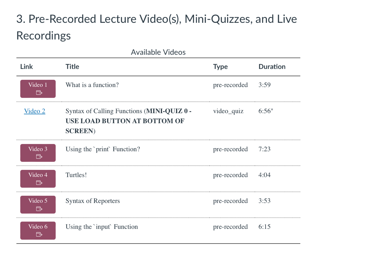 screenshot of lecture page 