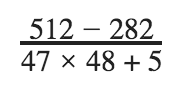 sample equation